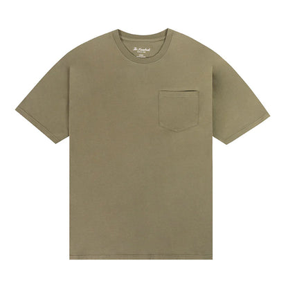 THE HUNDREDS PERFECT POCKET TEE OLIVE