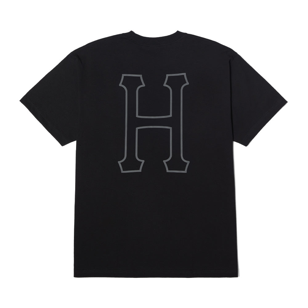 HUF SET H TEE BLACK