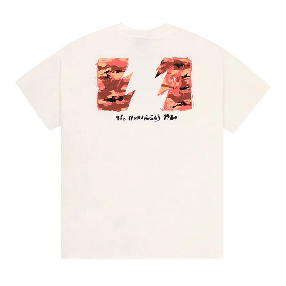 THE HUNDREDS CAMO WILDFIRE TEE WHITE