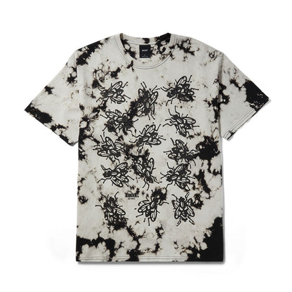 HUF FLY SITUATION TIEDYE TEE BLACK
