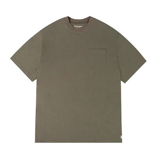 THE HUNDREDS PERFECT POCKET TEE OLIVE