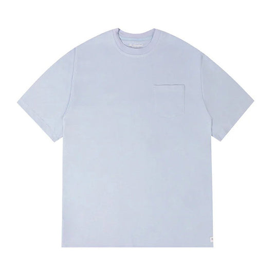 THE HUNDREDS PERFECT POCKET TEE LIGHT BLUE