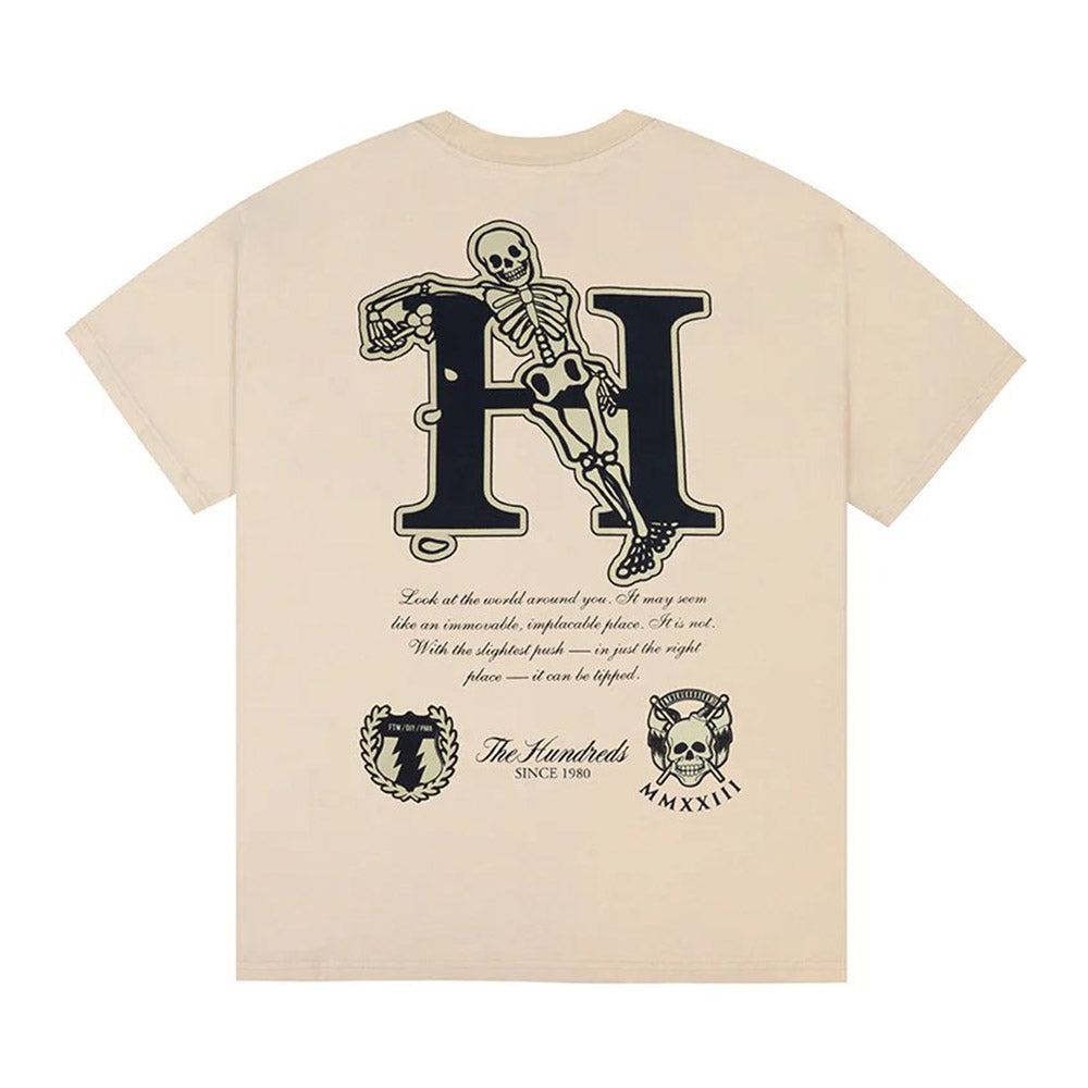 THE HUNDREDS END OF THE BEGINNING TEE  CREAM