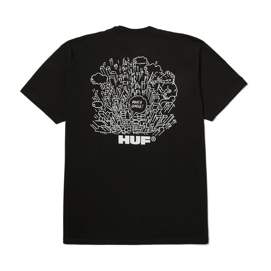 HUF WHAT A JUNGLE TEE BLACK