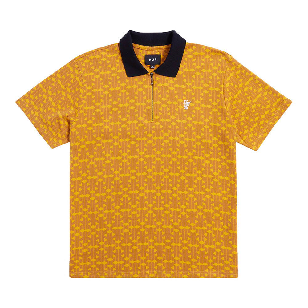 HUF PARADOX ZIP POLO GOLD