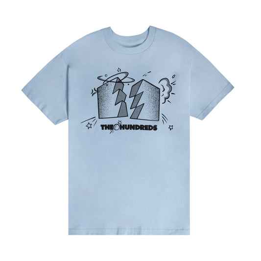 THE HUNDREDS CARTOON NETWORK TEE LIGHT BLUE