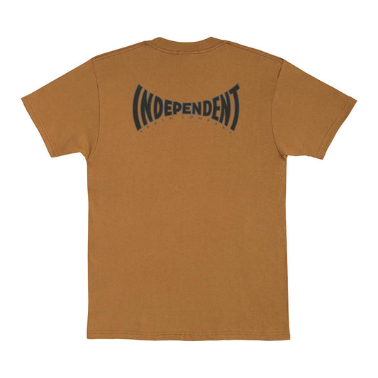 INDEPENDENT SPANNING CHEST HW TEE CARAMEL