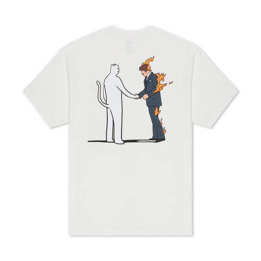 RIPNDIP BURN TEE CREAM