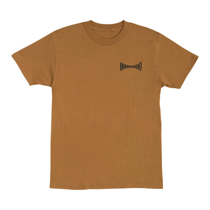 INDEPENDENT SPANNING CHEST HW TEE CARAMEL