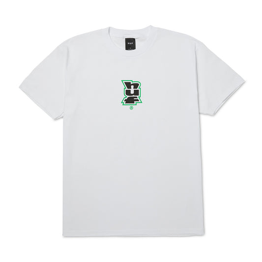 HUF MEGABLAST MULTI TEE WHITE