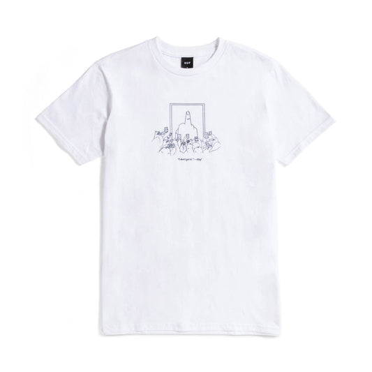 HUF FAVORITE ARTIST TEE WHITE