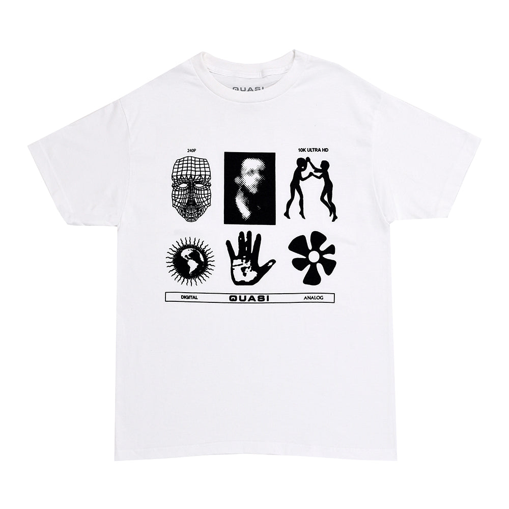 QUASI STATION TEE WHITE
