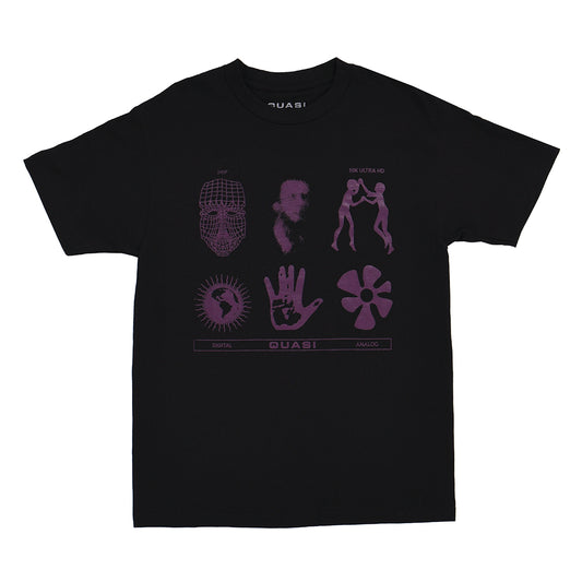 QUASI STATION TEE BLACK