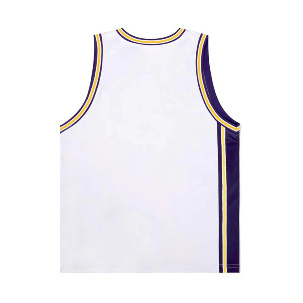 THE HUNDREDS BLOCK BASKETBALL JERSEY WHITE