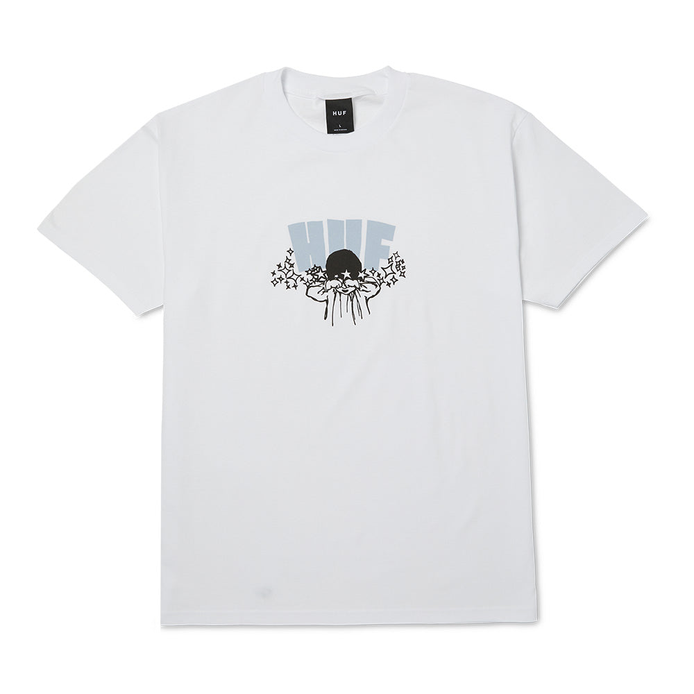 HUF DAZED TEE WHITE