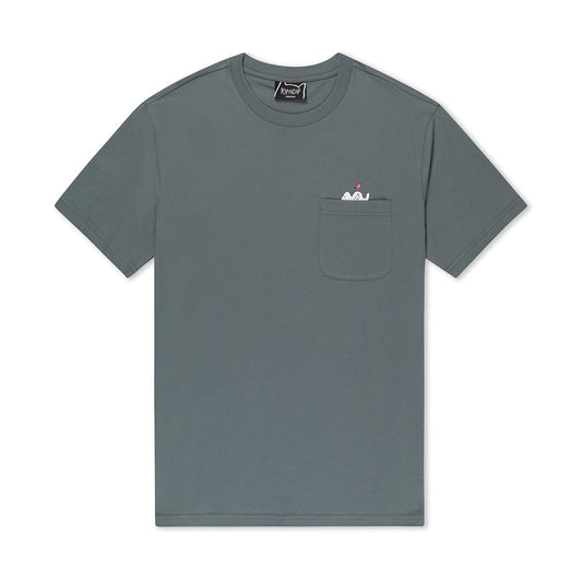 RIPNDIP CHRISTMAS NERM POCKET TEE GREY