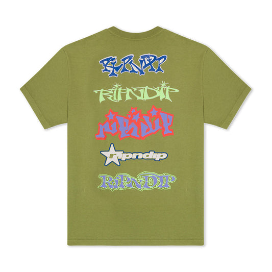 RIPNDIP ACE TEE OLIVE