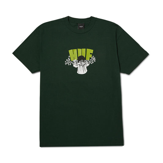 HUF DAZED TEE DARK GREEN