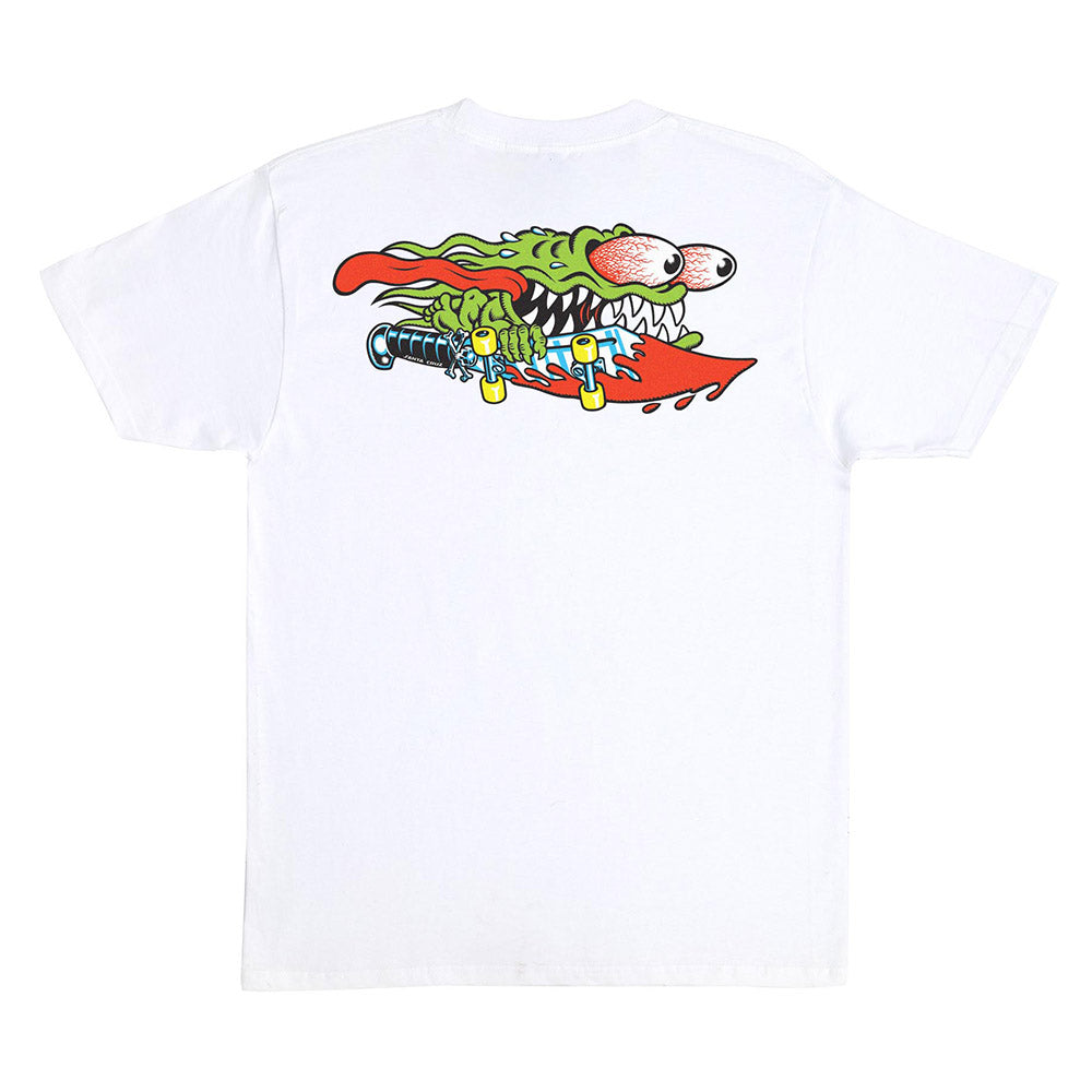SANTA CRUZ MEEK SLASHER HW TEE WHITE