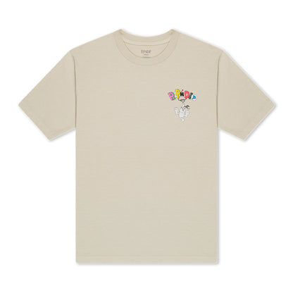 RIPNDIP NERM WORLD TEE KHAKI