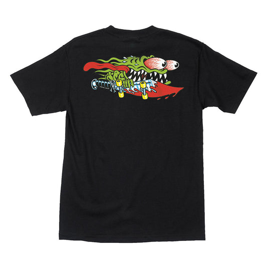 SANTA CRUZ MEEK SLASHER HW TEE BLACK