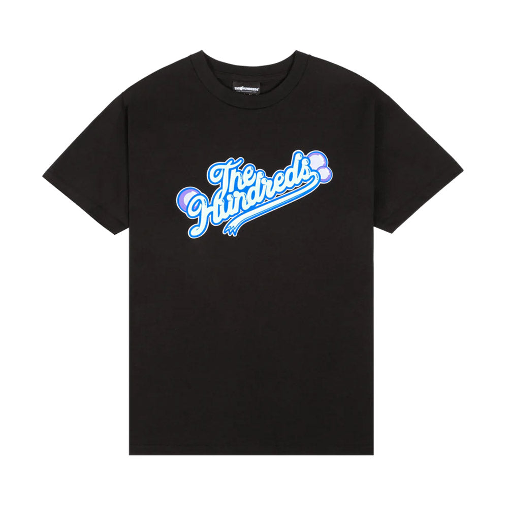 THE HUNDREDS TAPE SLANT TEE BLACK