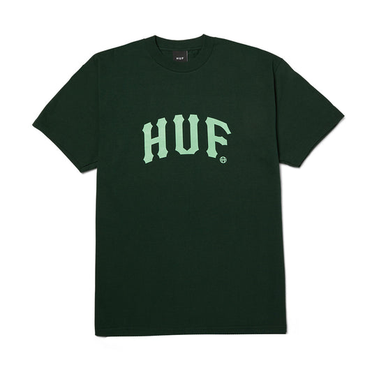 HUF ARCH TEE DARK GREEN