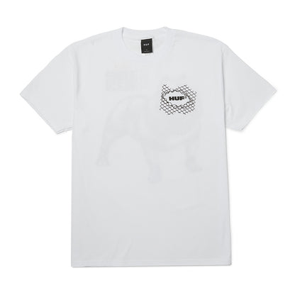 HUF 4 THE DAWGS TEE WHITE