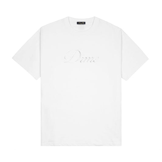 DIME CURSIVE TEE WHITE