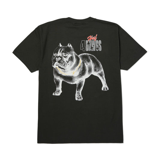HUF 4 THE DAWGS TEE BLACK