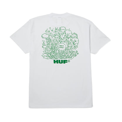 HUF WHAT A JUNGLE TEE WHITE