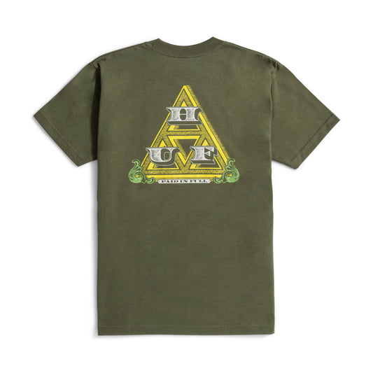 HUF PAID IN FULL TEE OLIVE