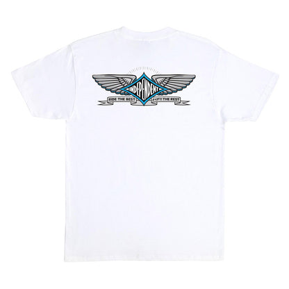 INDEPENDENT RTB PILOT HW TEE WHITE