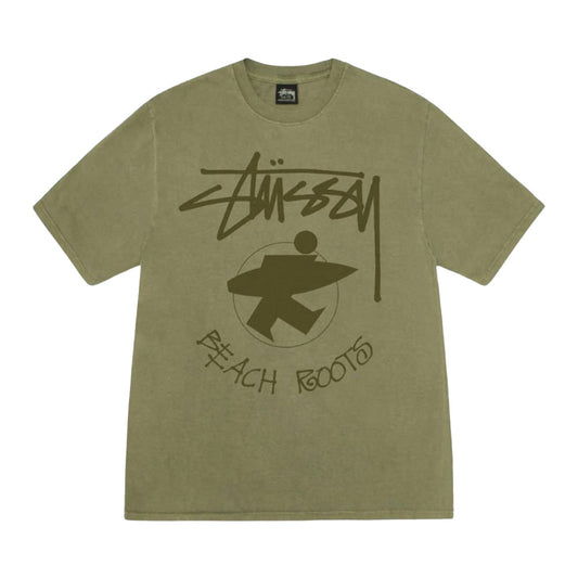 Beach Roots Pd Tee Olive