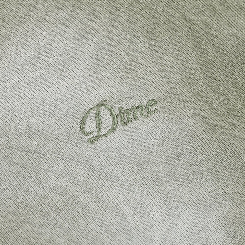 DIME CROPPED ZIP HOODIE OLIVE