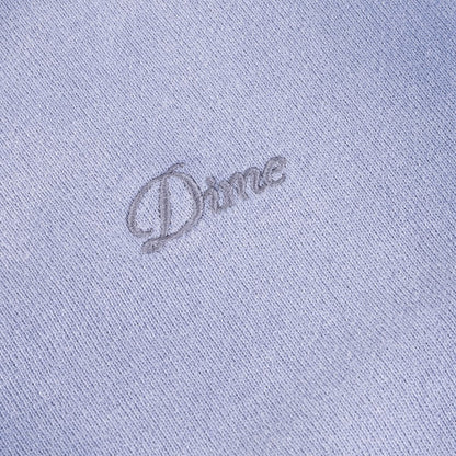DIME CROPPED ZIP HOODIE PURPLE