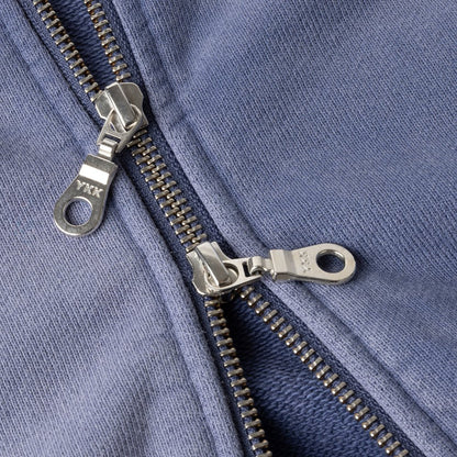 DIME CROPPED ZIP HOODIE PURPLE