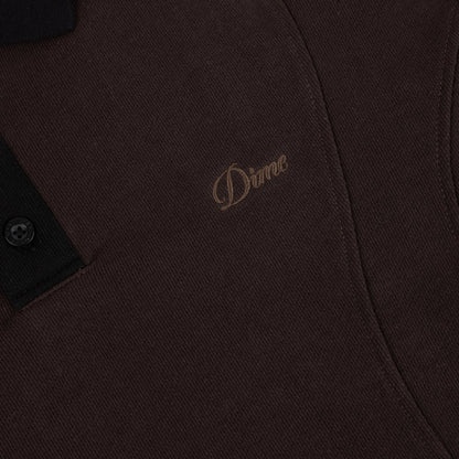 DIME FRENCH TERRY RUGBY BROWN