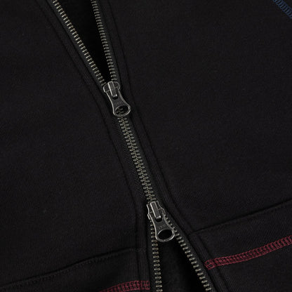 Court Zip Hoodie Black