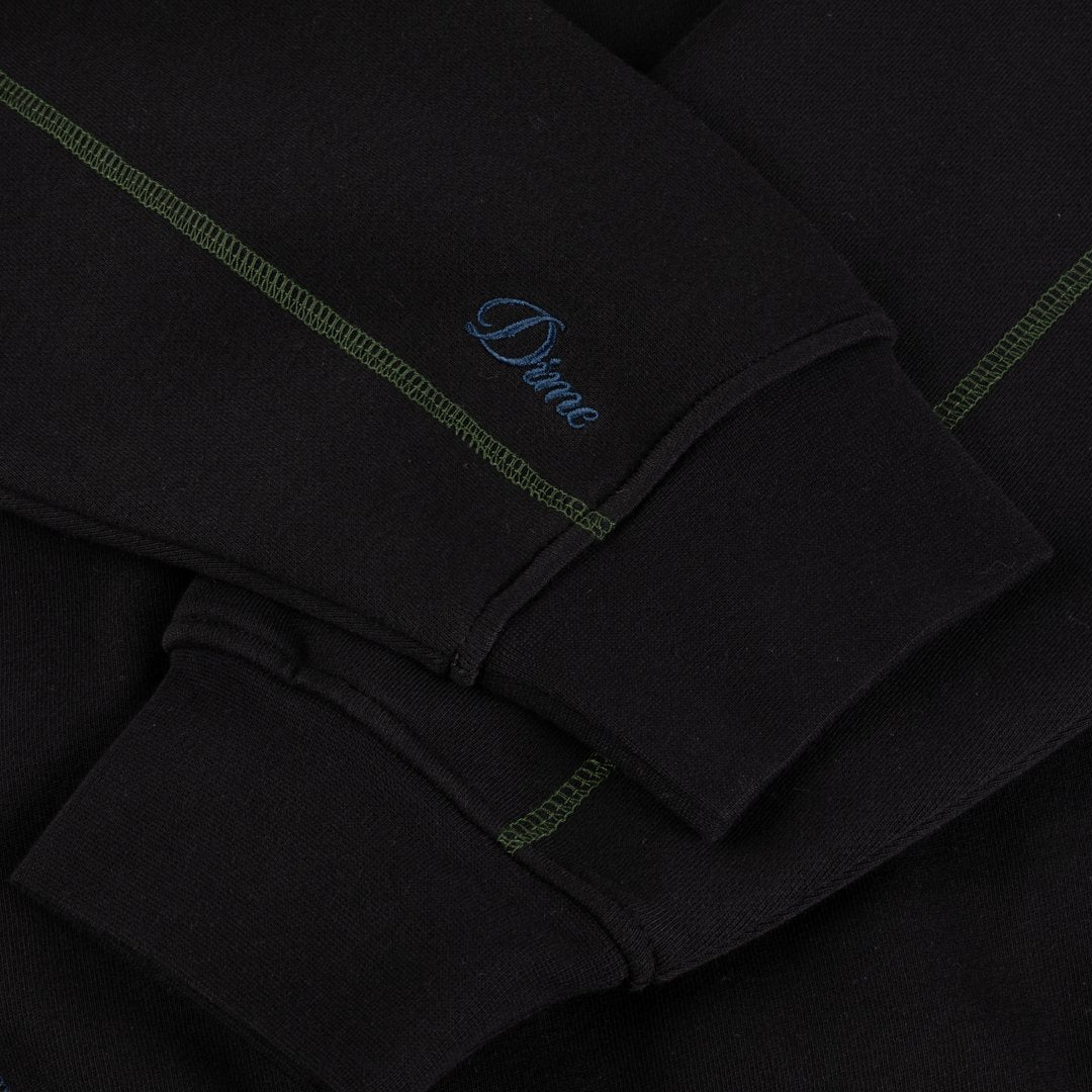 Court Zip Hoodie Black