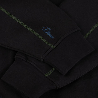 Court Zip Hoodie Black