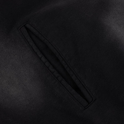 Faded Fleece Bomber Black