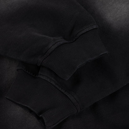 Faded Fleece Bomber Black
