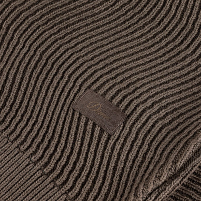 Wave Knit Sweater Brown