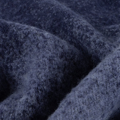 Mohair Double Zip Knit Blue