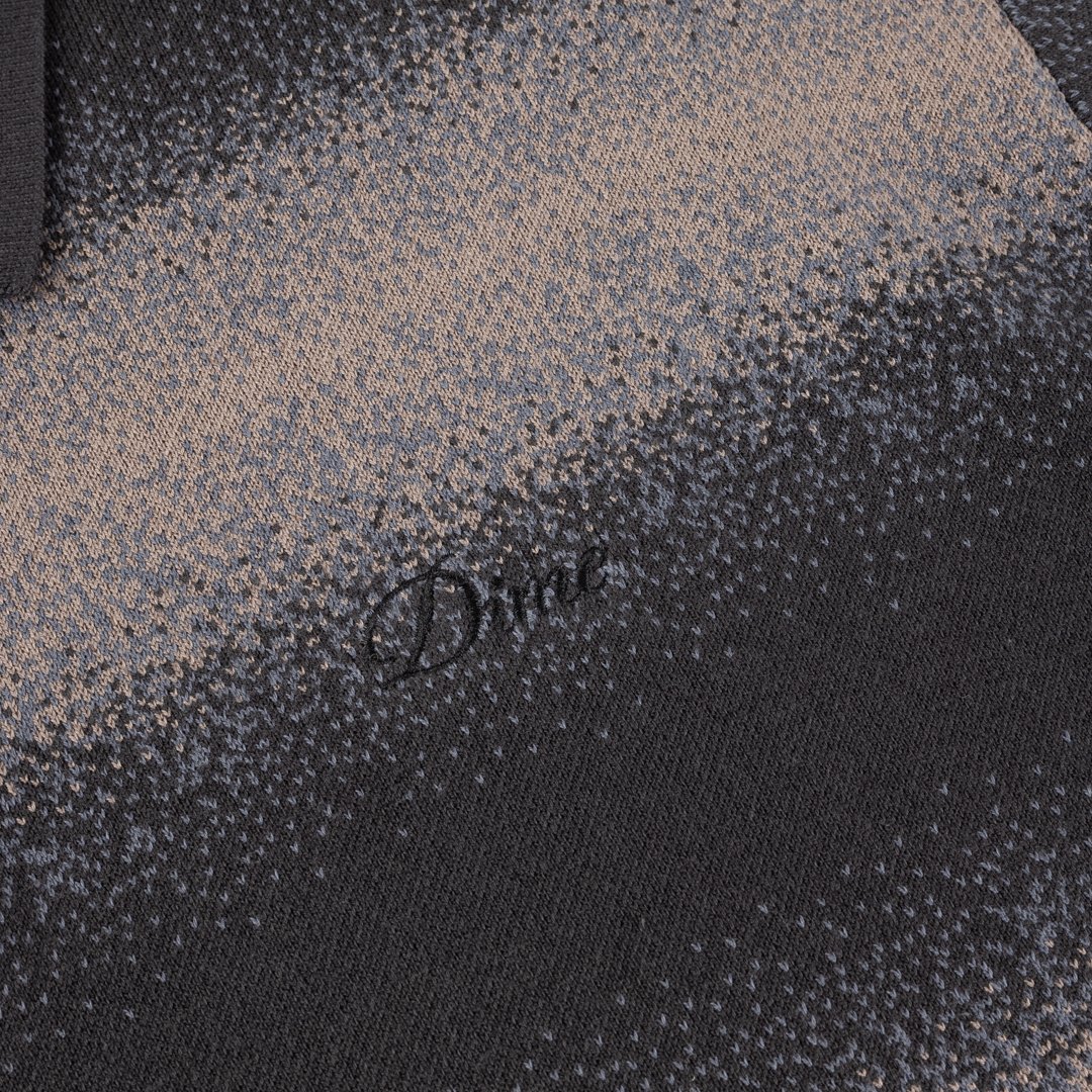 Striped Rugby Knit Black