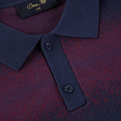 Striped Rugby Knit Navy Blue