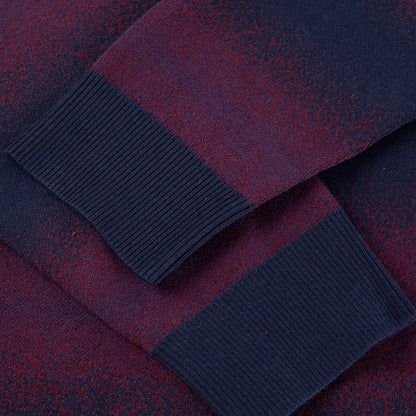 Striped Rugby Knit Navy Blue