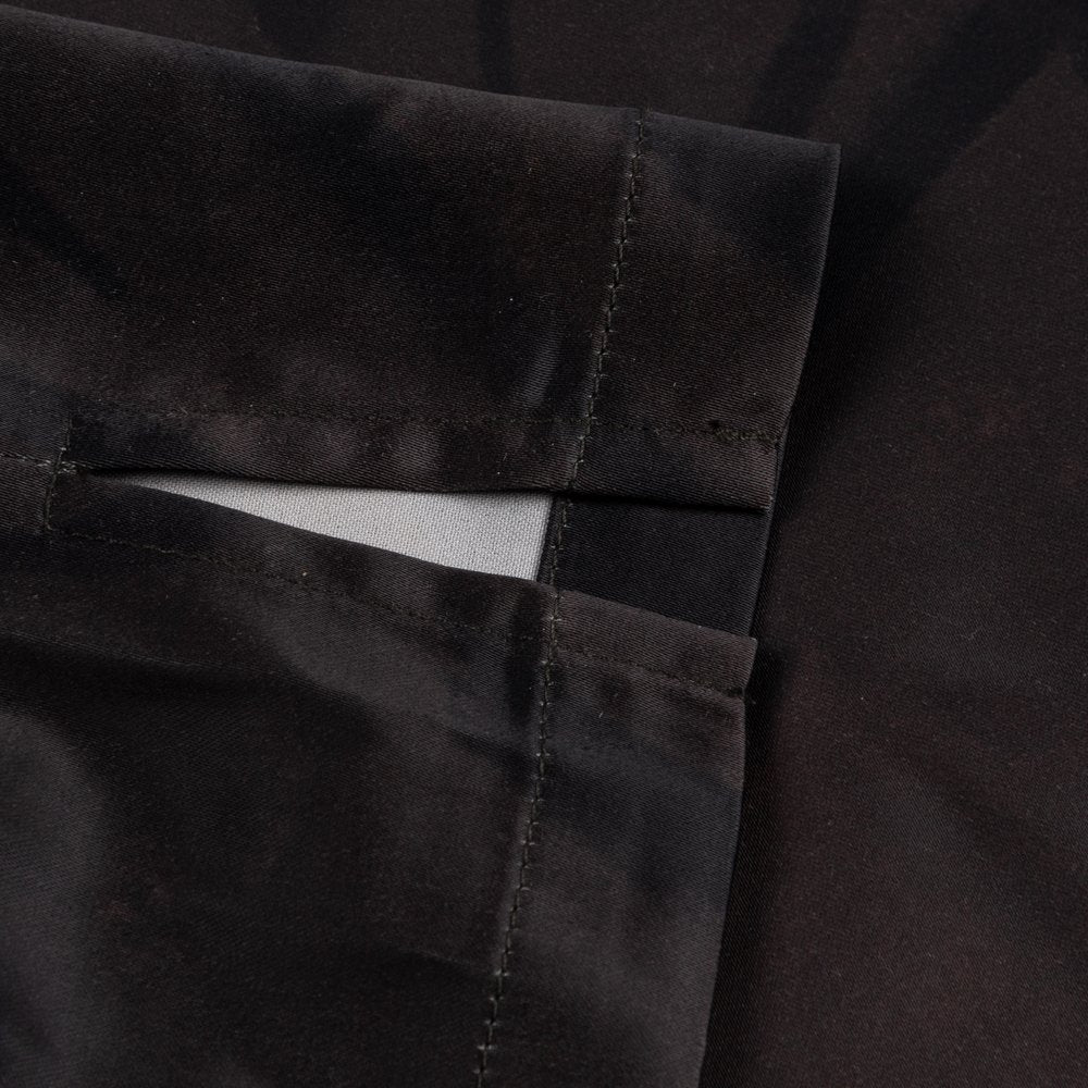 DIME CHILLING SATIN SHIRT BLACK