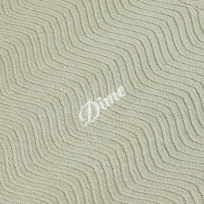 DIME WAVE KNIT SHIRT GREEN